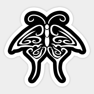Tribal Butterfly Tattoo Sticker